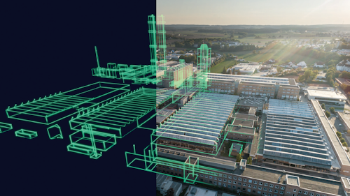 Manufacturing facility with a digital twin overlay